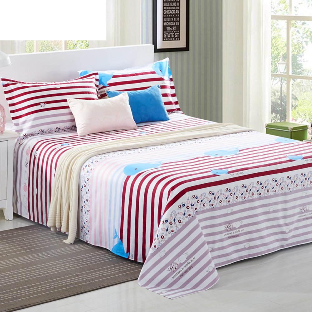 Draps en coton dortoir lit jumeau sergé double 230x230cm