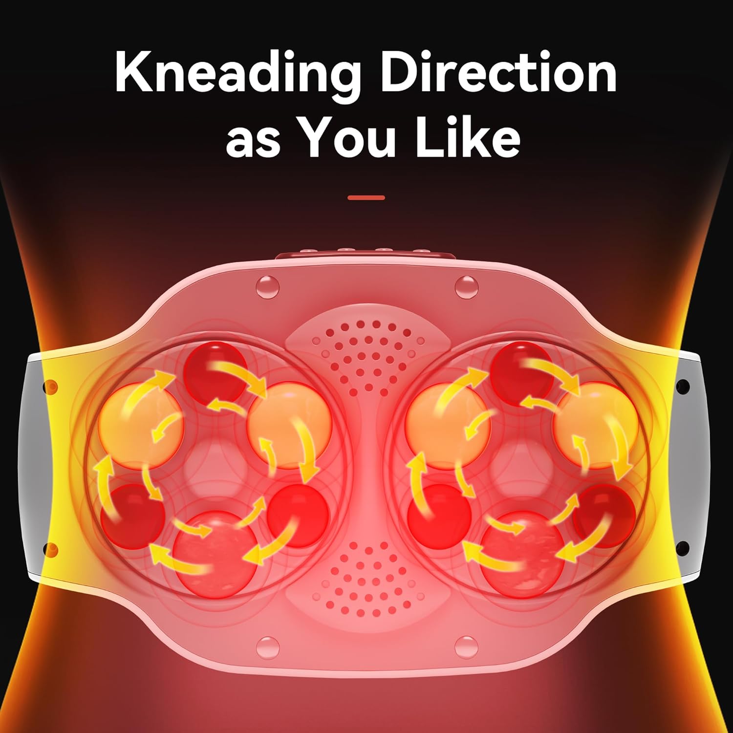 Dual Disc Abdominal Massager, Professional Hands-Free Belly Massager Machine with Heat for Digestion Aid, Relieve Bloating, Constipation, Stomach Fat & Period Cramps - Image 5