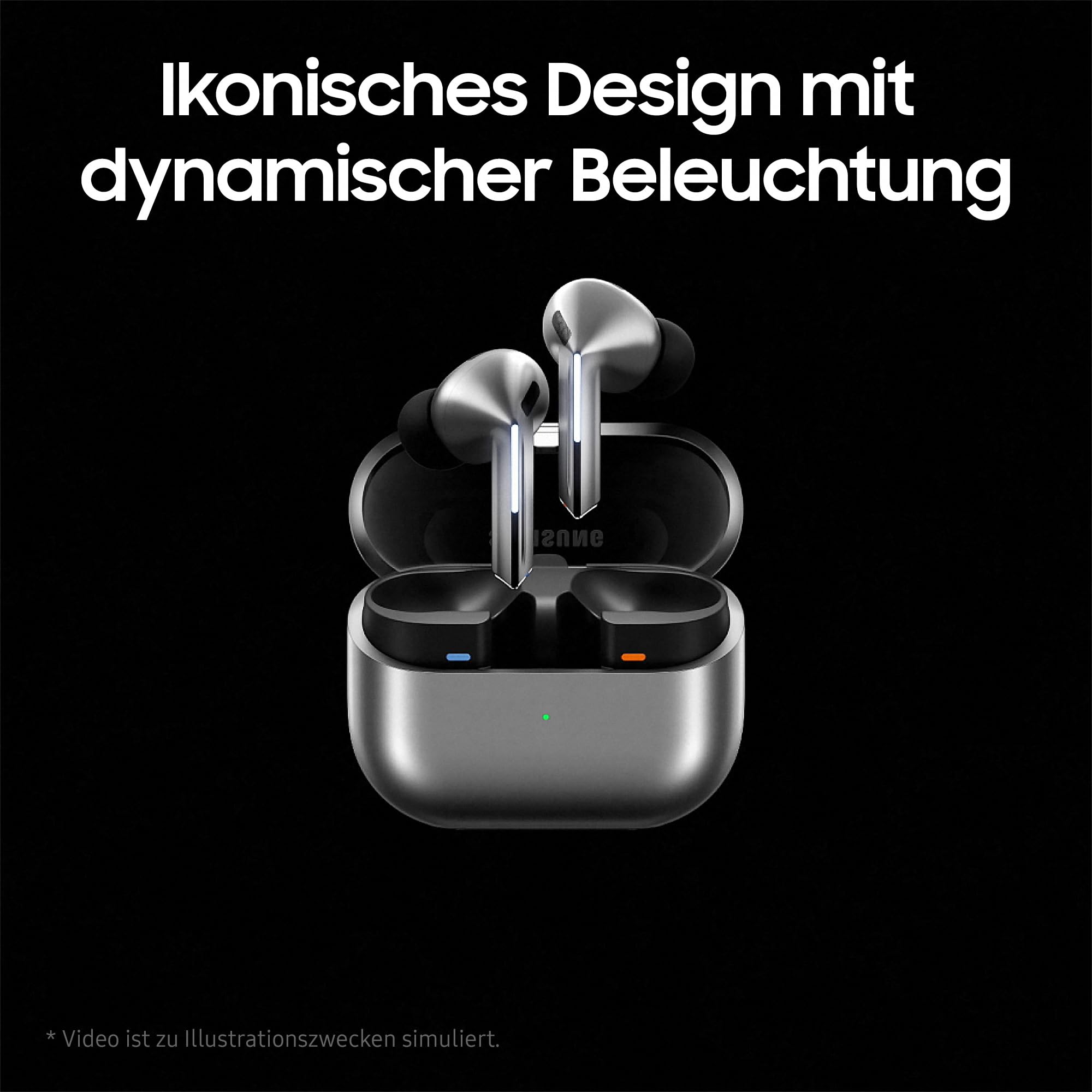 Samsung Galaxy Buds3 Pro bezprzewodowe słuchawki Bluetooth, aktywna redukcja szumów (ANC), adaptacyjna redukcja szumów, dźwięk 360, słuchawki douszne z dźwiękiem Hi-Fi, srebrne