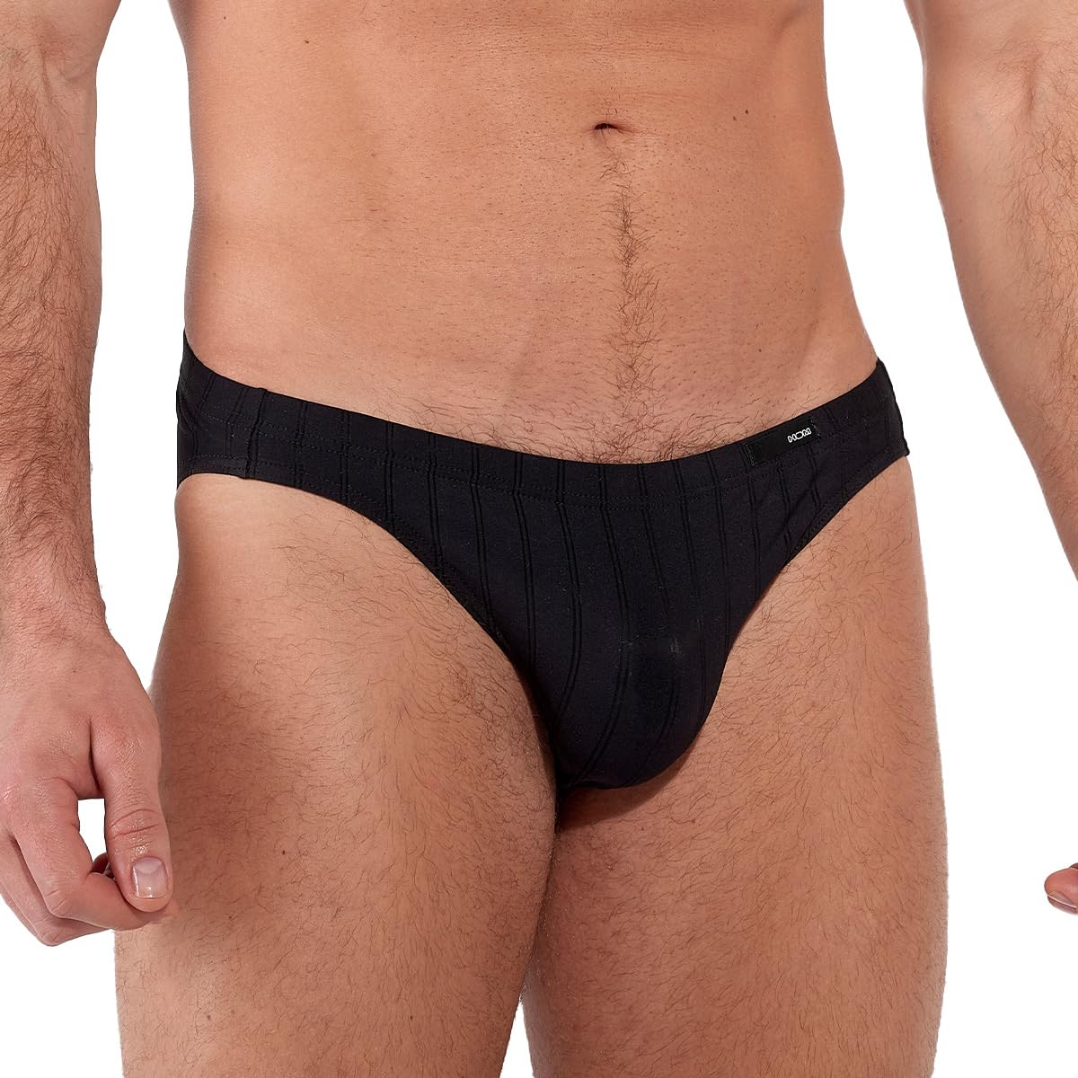 HOM, Mens, Chic Micro Briefs, Black, XL