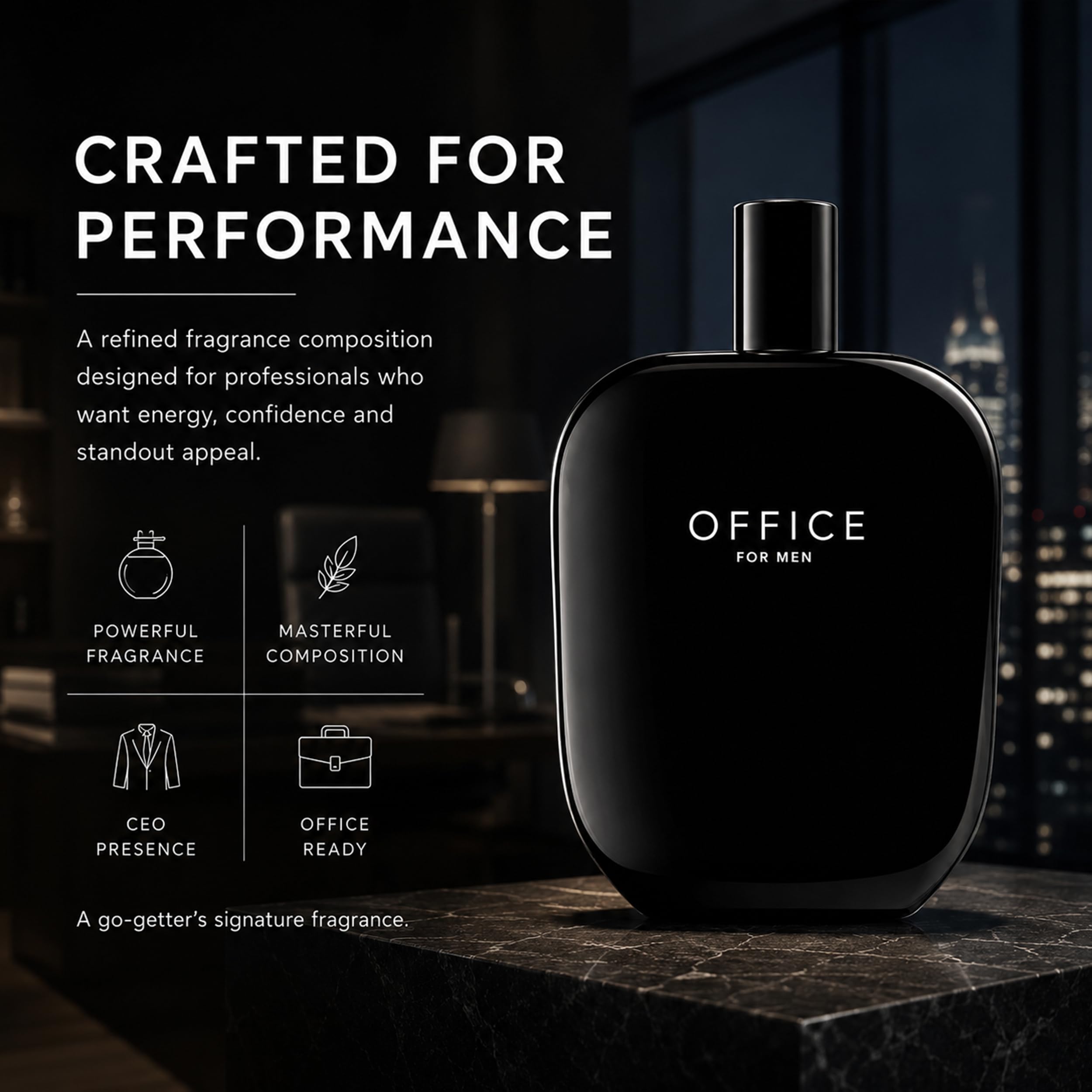 Fragrance One Office Eau de Parfum Spray für Herren, 100 ml