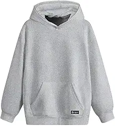 Blusão Moletom Canguru Infantil Liso Básico com Capuz e Bolso