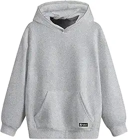 Blusão Moletom Canguru Infantil Liso Básico com Capuz e Bolso