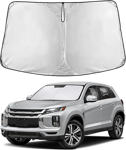 Miniatura 288 de EcoNour Parasol para parabrisas Rivian R1S / R1T 2022-2024 2025 2026, visera solar para parabrisas delantero y ventana, bloqueador de calor UV