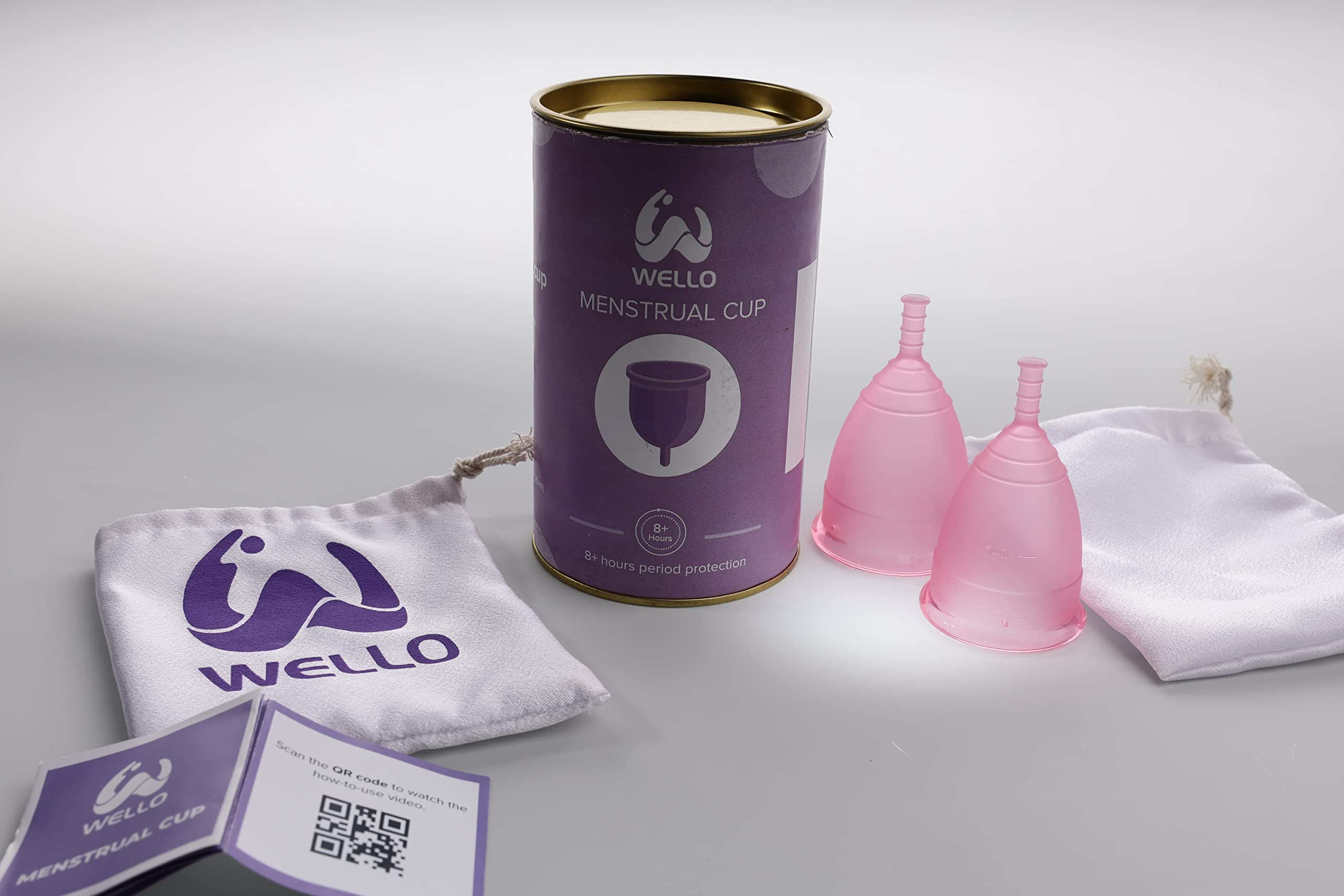 Wello Reusable Menstrual cup (Regular's pack)