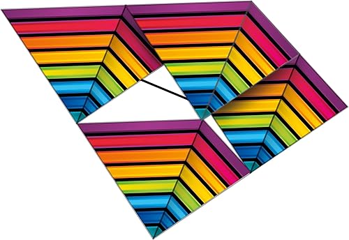 WindNSun Supersize 3-D Tetra Ripstop Nylon Cellular Kite, 51 Inches Wide