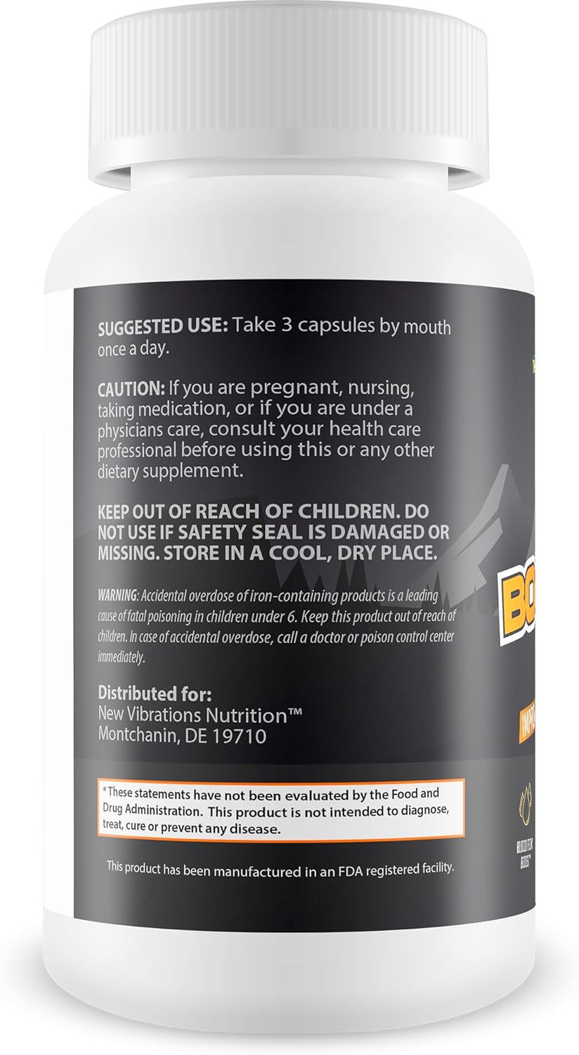 Boostron Pro - Improved Formula - Our Best Blood Flow Booster Supplement - Advanced Blood Flow Care - Our Best Circulation Supplement to Increase Blood Flow Expansion - Vasodilator Nitric Oxide Pills