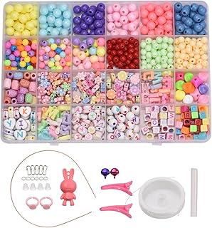 mewmewcat miçangas faça você mesmo,Kit de fabricação de pulseira de miçangas com miçangas de cores mistas letra peixe estrela flor doce miçangas acrílicas espaçador para joalheria colar de pulseira a