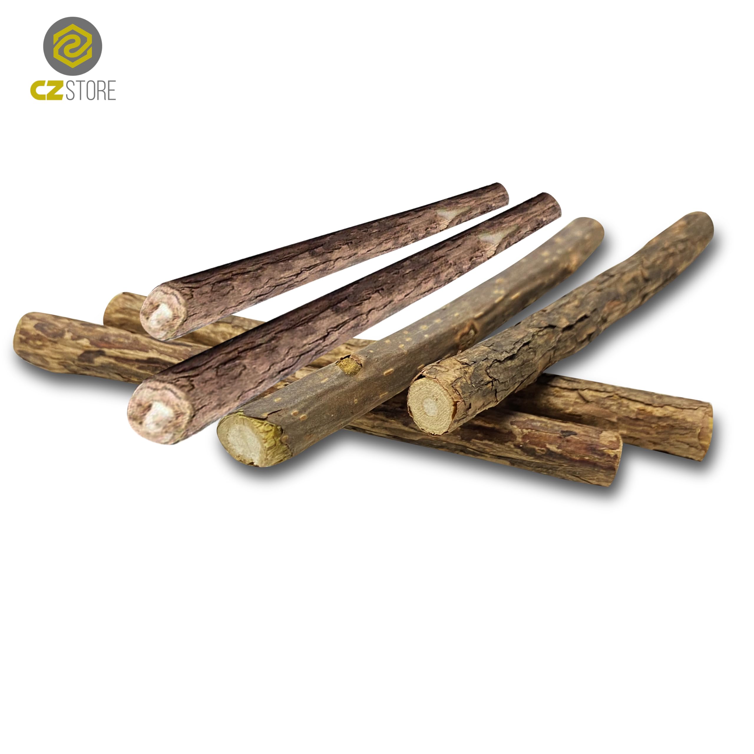 Bastoncini di Erba Gatta in Legno Naturale |6 STICK|✮✮GARANZIA A VITA✮✮- Snack Matatabi per Gatti Adulti e Piccoli - Bastoncino per la Pulizia Dentale e Orale del Gatto, Gusto Menta
