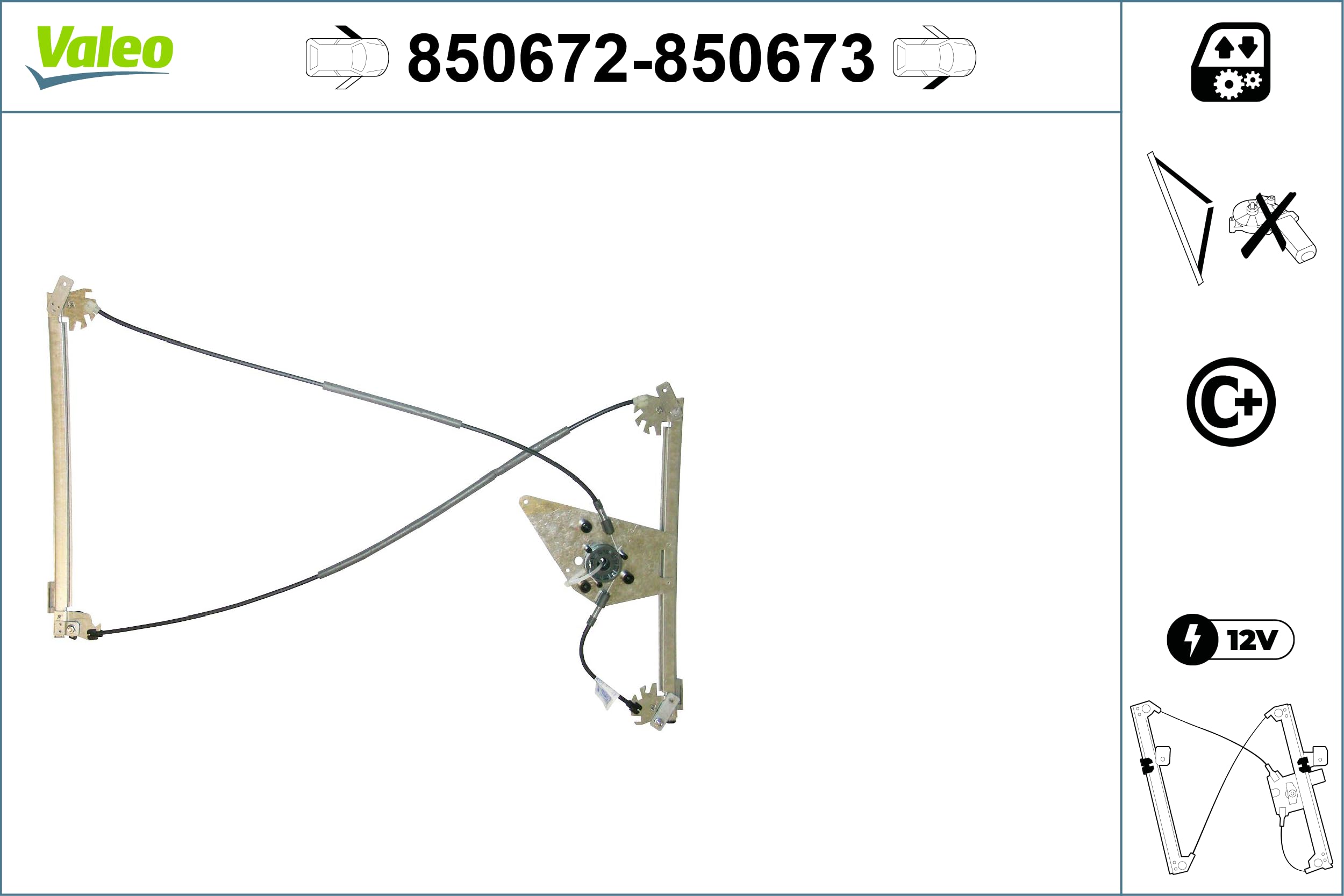 Valeo Fensterheber 850672