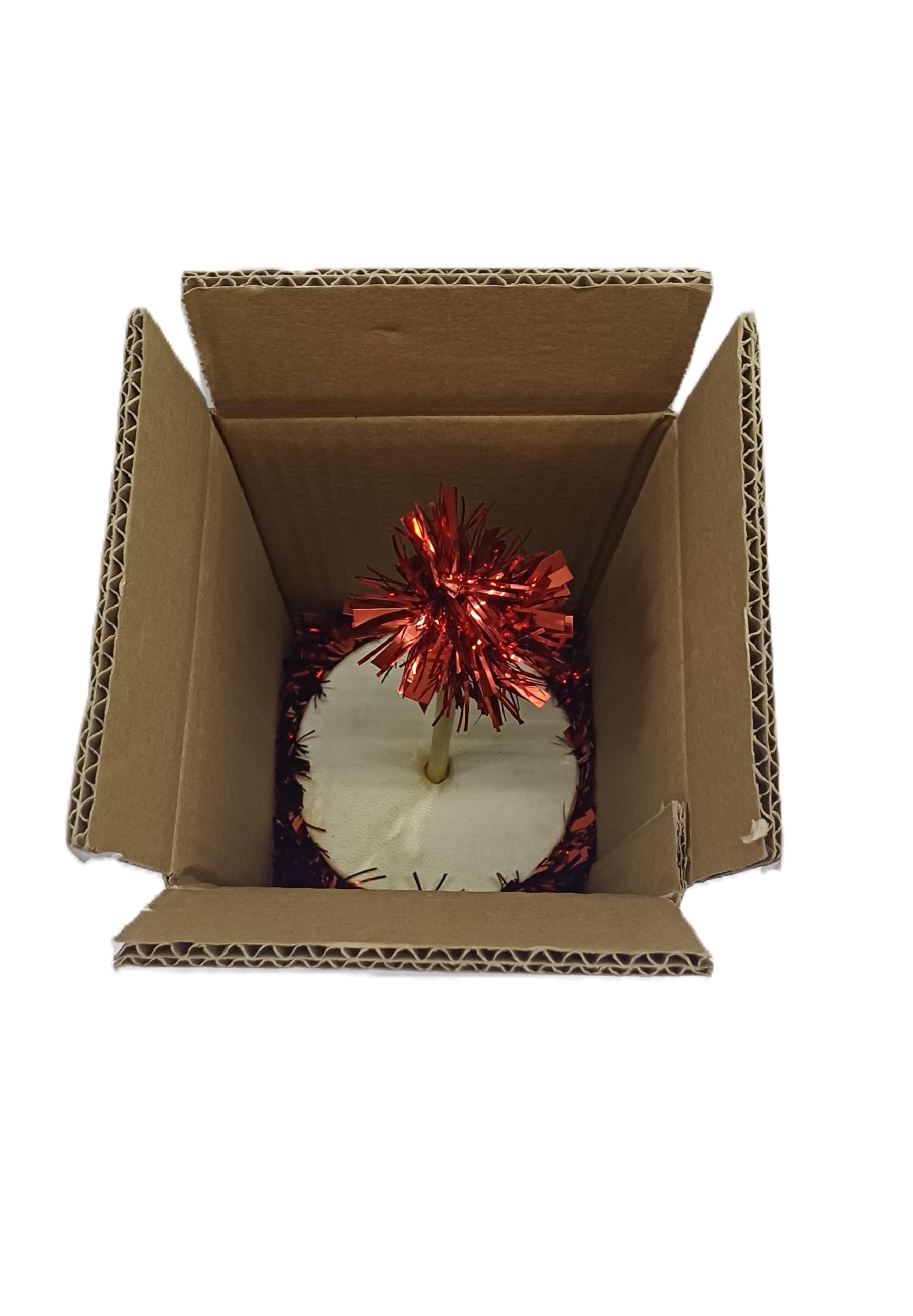 ZAMBOMBA ARTESANA, INSTRUMENTO TÍPICO PARA VILLANCICOS NAVIDEÑOS (DIÁMETRO 18CM) - DORADO