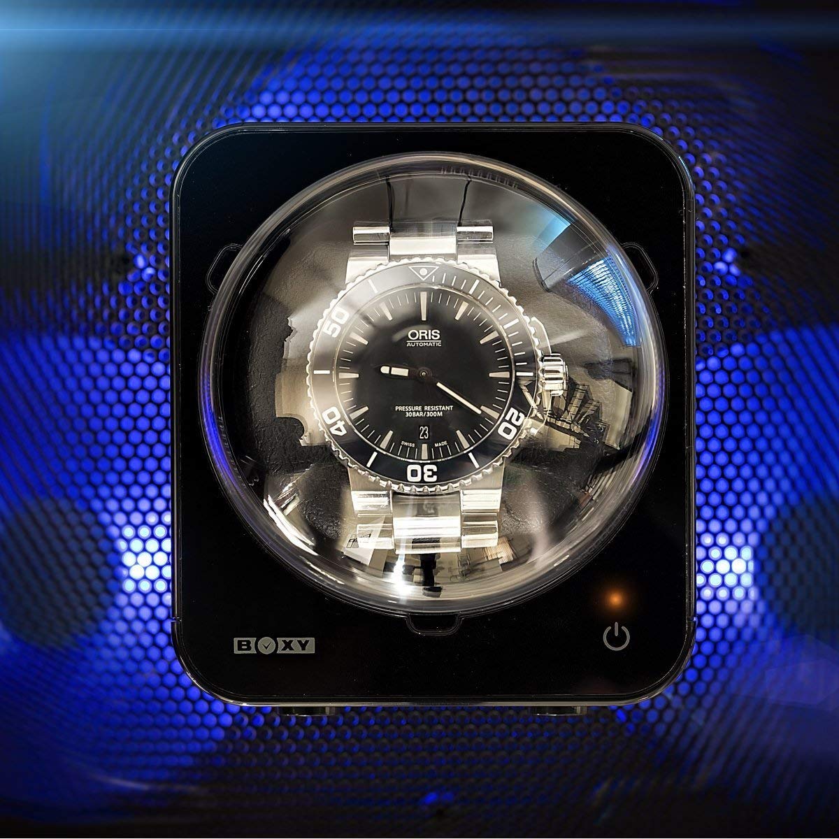 BECO BOXY FANCY PRO1 CARBON 2024 Motion Showcase z 2 poduszkami i 1 zasilaczem - rozszerzalny i układany w stosy system