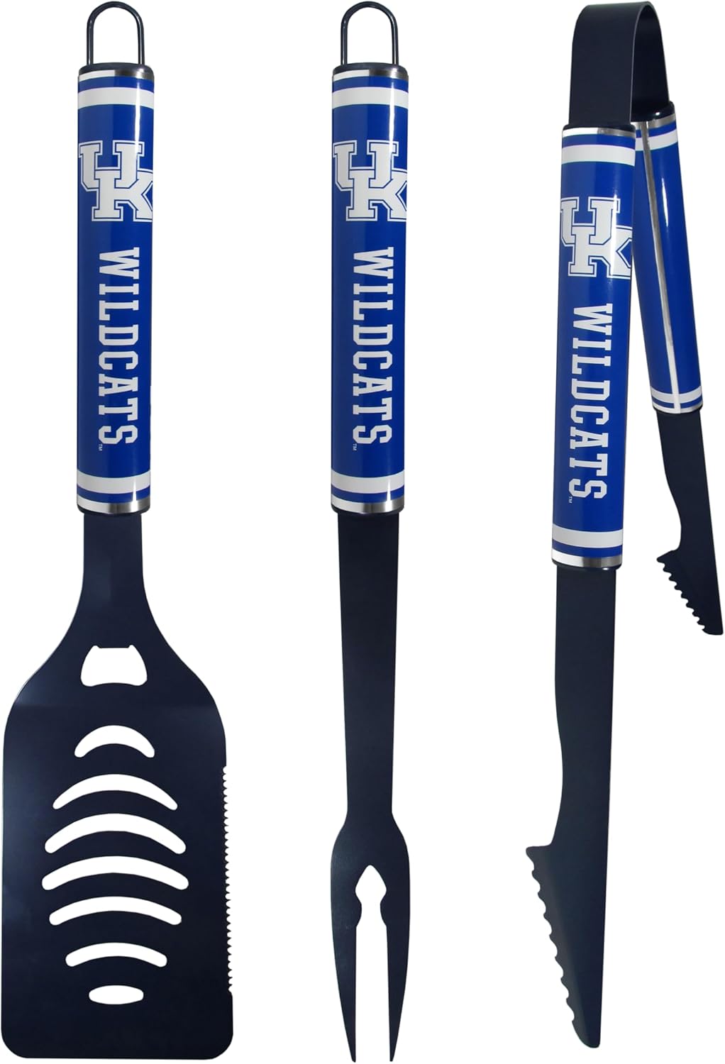 Siskiyou Sports NCAA Kentucky Wildcats 3 pc Color BBQ Tools, One Size, Team Colors