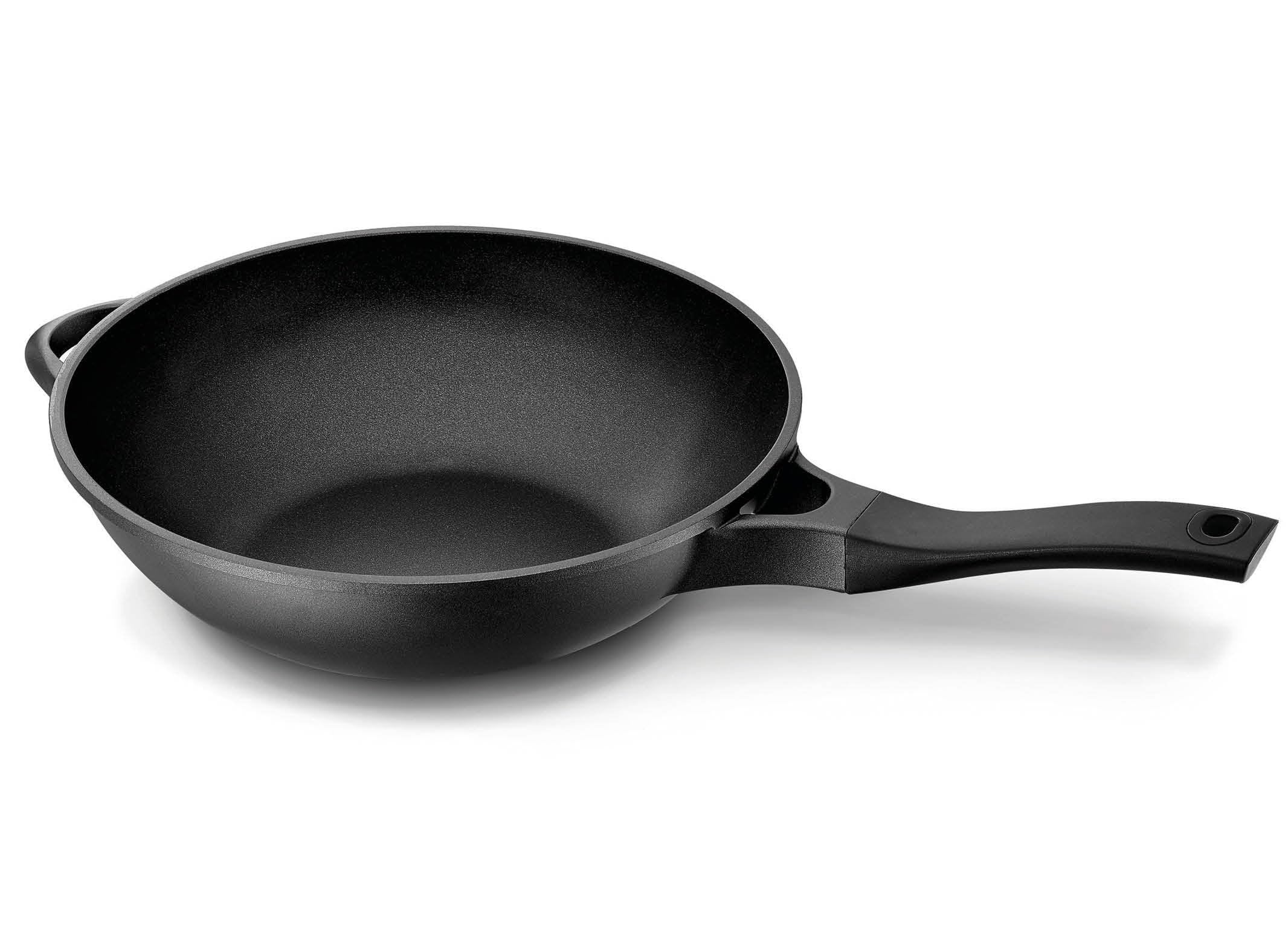 Beka Energy Wok Céramique 30 cm Fonte Aluminium 100% Recyclé - Poignée Auxiliaire - Sans PFAS - Compatible Tous Feux Induction - Garantie 5 ans