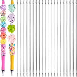 20 Pcs Rust-Resistance Stainless Steel Pen Extenders for Beadable Pens, Beadable Pen Extender Rods, Metal Blank Bars for Beadable Pens (4.6 Inches)