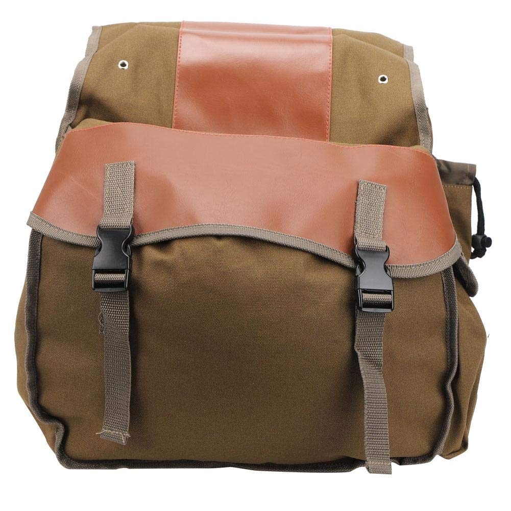 Alforjas de Ciclismo, Gran Capacidad, Mochilas de Asiento Trasero de Bici(Free Size-Caqui) Bolsas de Deporte Bolsas de Deporte