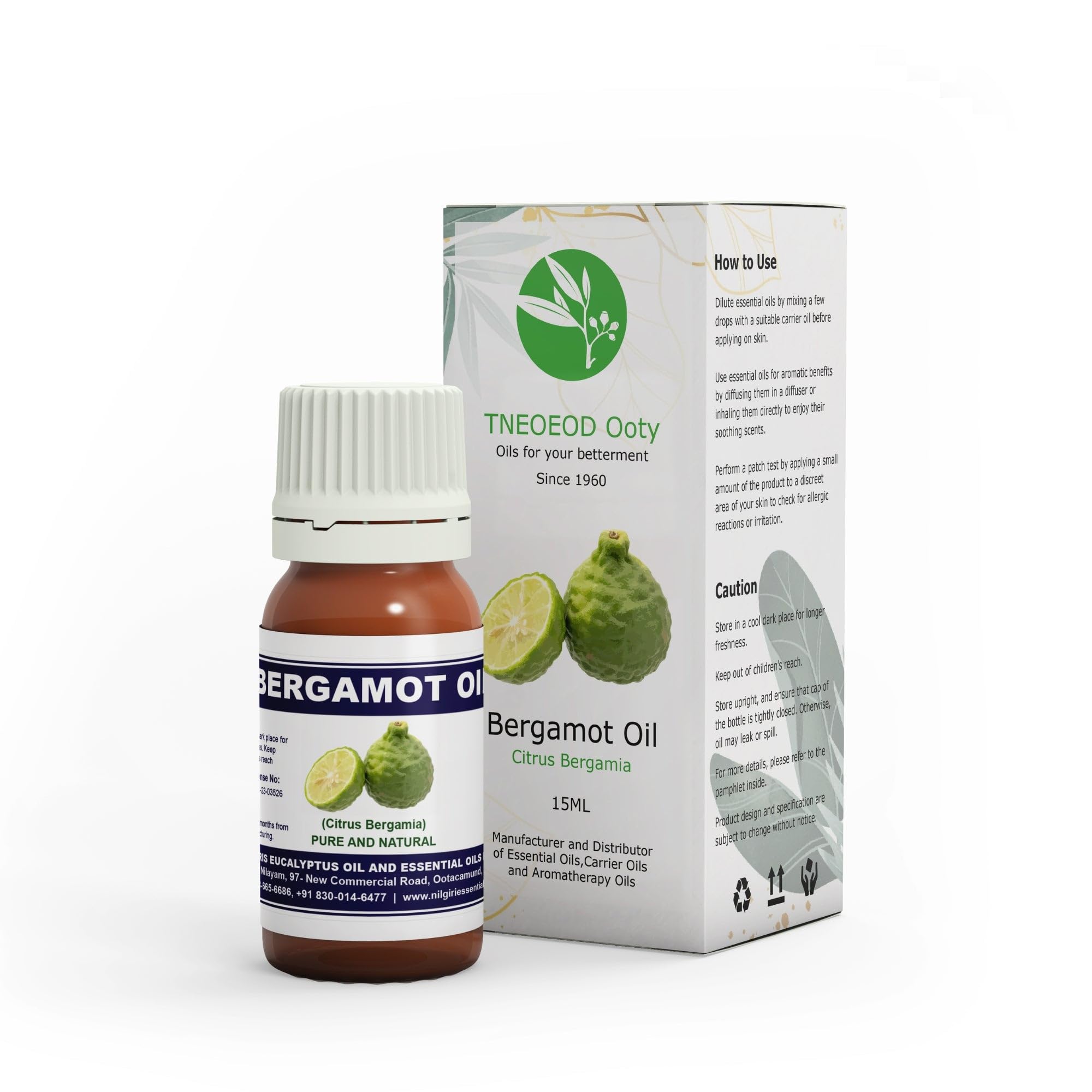 TNEOEOD Ooty Bergamot Essential Oil, 100% Pure and Natural, Therapeutic Grade, Cold Pressed, Essential Oil for Skin, Hair & Aromatherapy (Undiluted) 15ml (Pack of 1)-picture-51