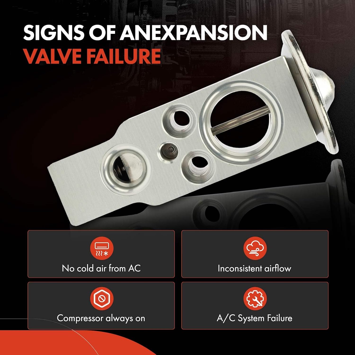 A-Premium AC Expansion Valve Compatible with Dodge Intrepid 2002-2004 & Chrysler 300M/Concorde 2003-2004, Intrepid 2002-2004