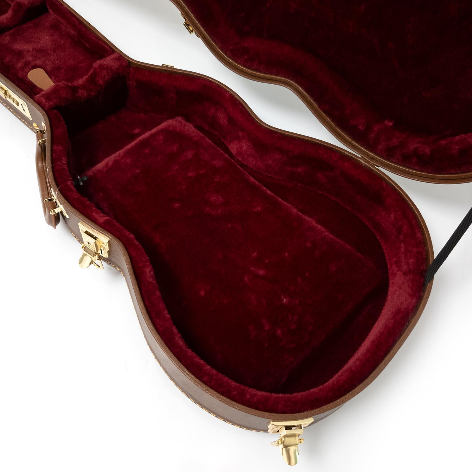 Gibson Les Paul, custodia per chitarra elettrica di alta qualità, custodia rigida con interno in peluche, impermeabile, scomparto portaoggetti, A-marrone