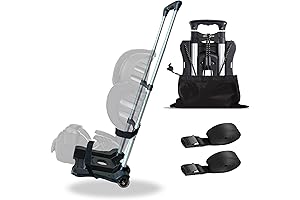 Folding Car Seat Travel Cart