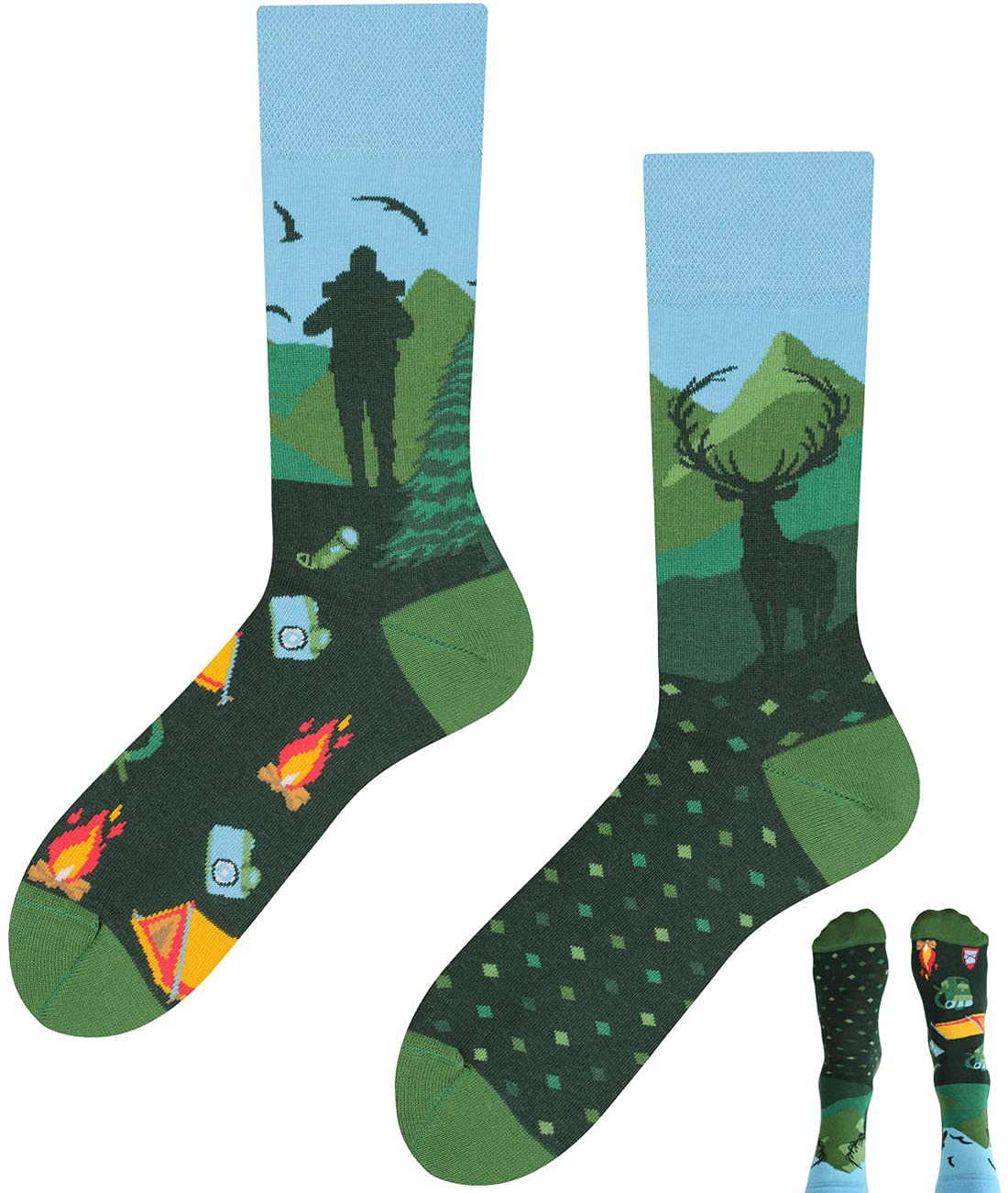 TODO Colours Lustige Socken mit Motiv - Mehrfarbige, Bunte, Verrückte für die Lebensfreude