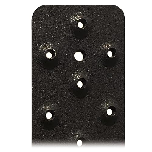 HandiTreads Peldaños antideslizantes para cubierta y rampa, color negro obsidiana (paquete de 10)