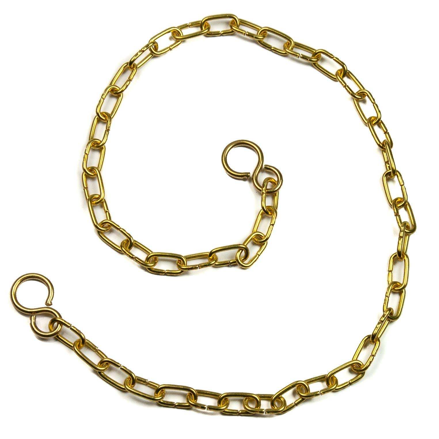 Bath Chain Brass Links 450mm 18" Long Plug Chain Replacement Thunderfix