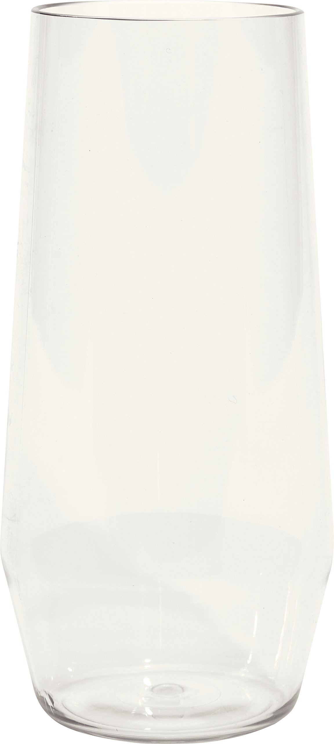 CFS 4950507 Astaire Shatter-Resistant Plastic Iced Tea Glass, 18 oz. Capacity, Clear