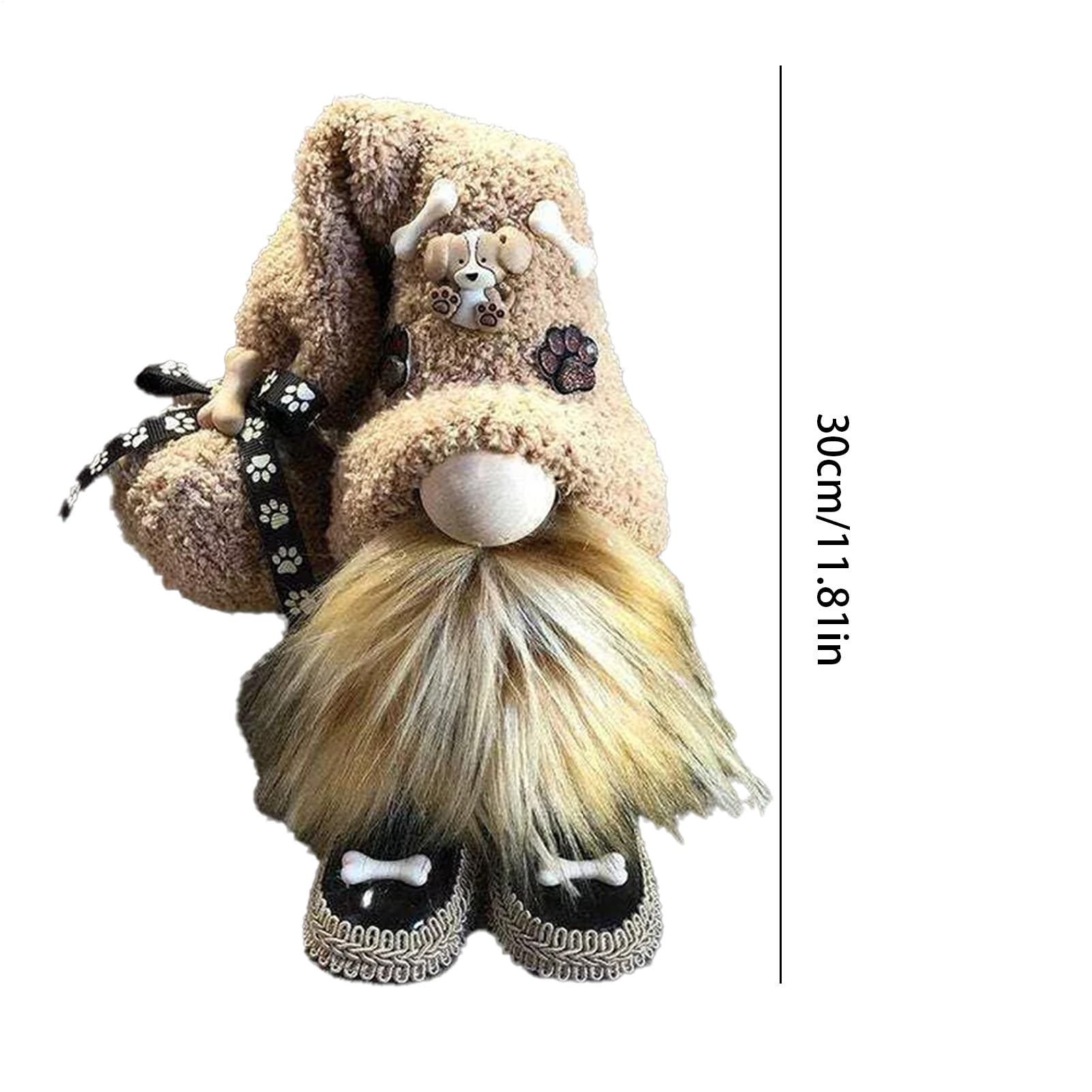 GNOME Peluche Suédois Tomte 30 Cm – Déco Noël, Automne, Hiver, Maison, Bureau, Étagère