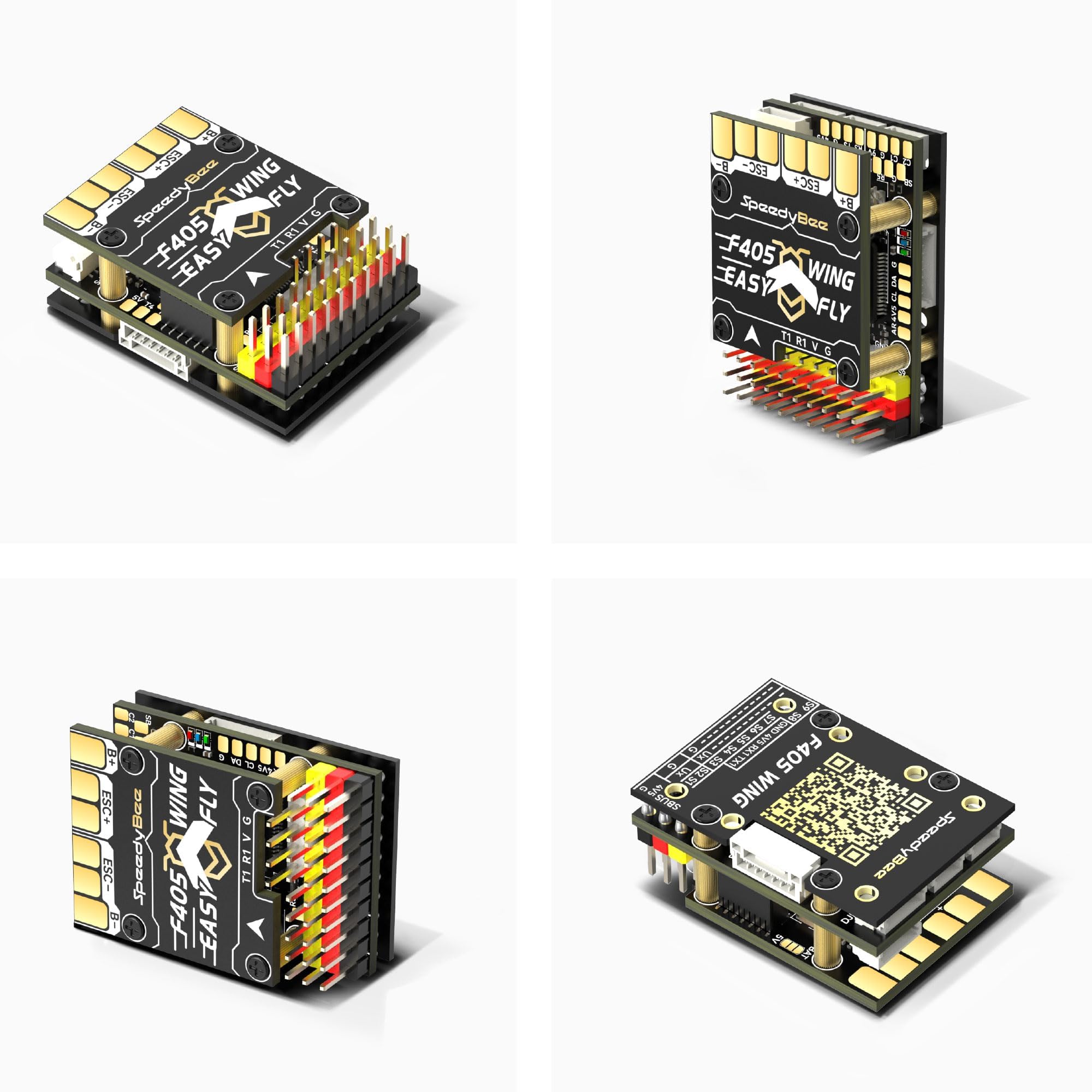 Speedybee F405 Mini Fixed Wing Flight Controller, obsługa aplikacji INAV Ardupilot, bezprzewodowa, konfiguracja 11 PWM, bezlutowna, multilayer FC PDB Board