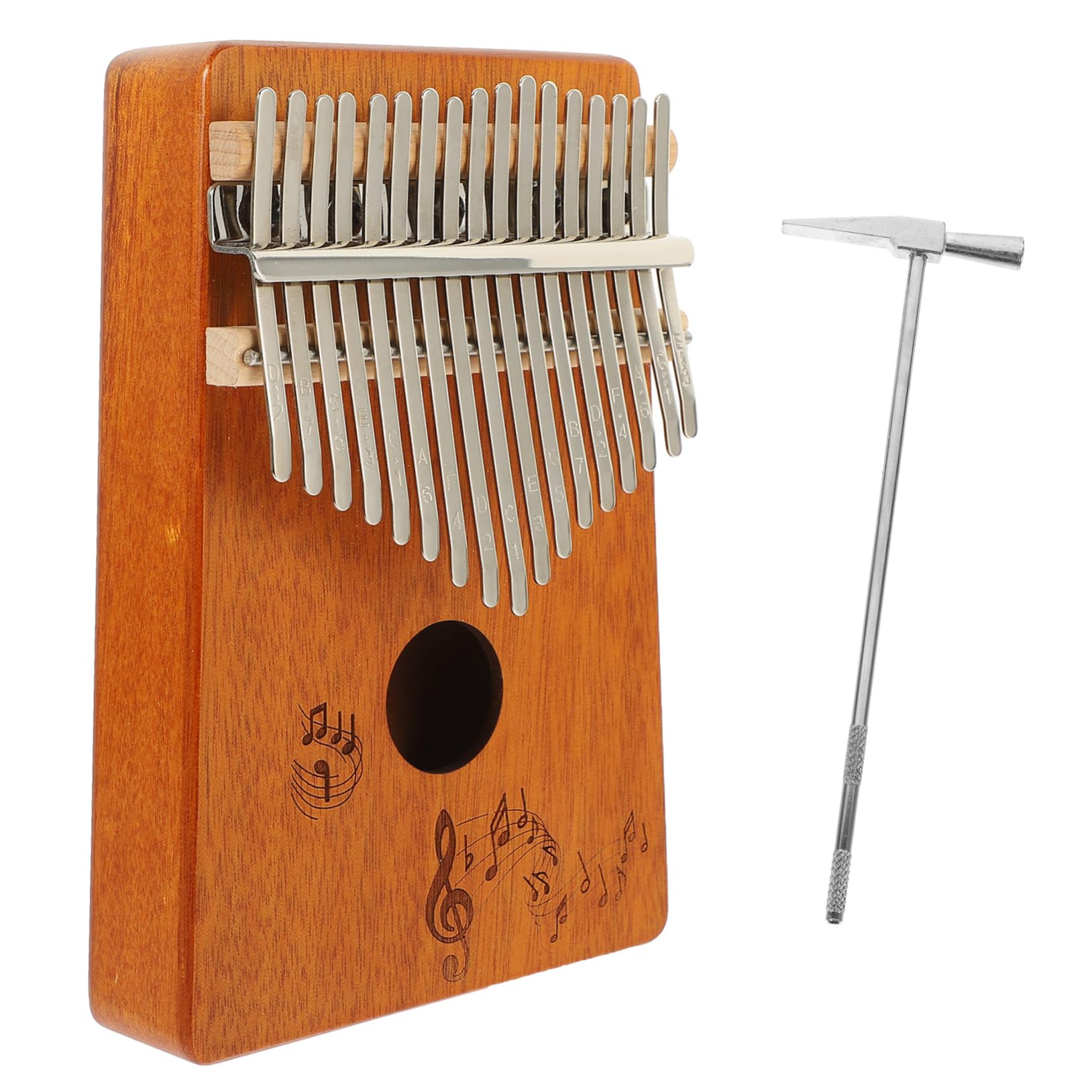 GOOHOCHY 1 Set Tone Kalimba Thumb Piano Portable Musical Instrument for Beginners Professionals Ethereal Sound Ergonomic Design for Home School Outdoor and Relaxation