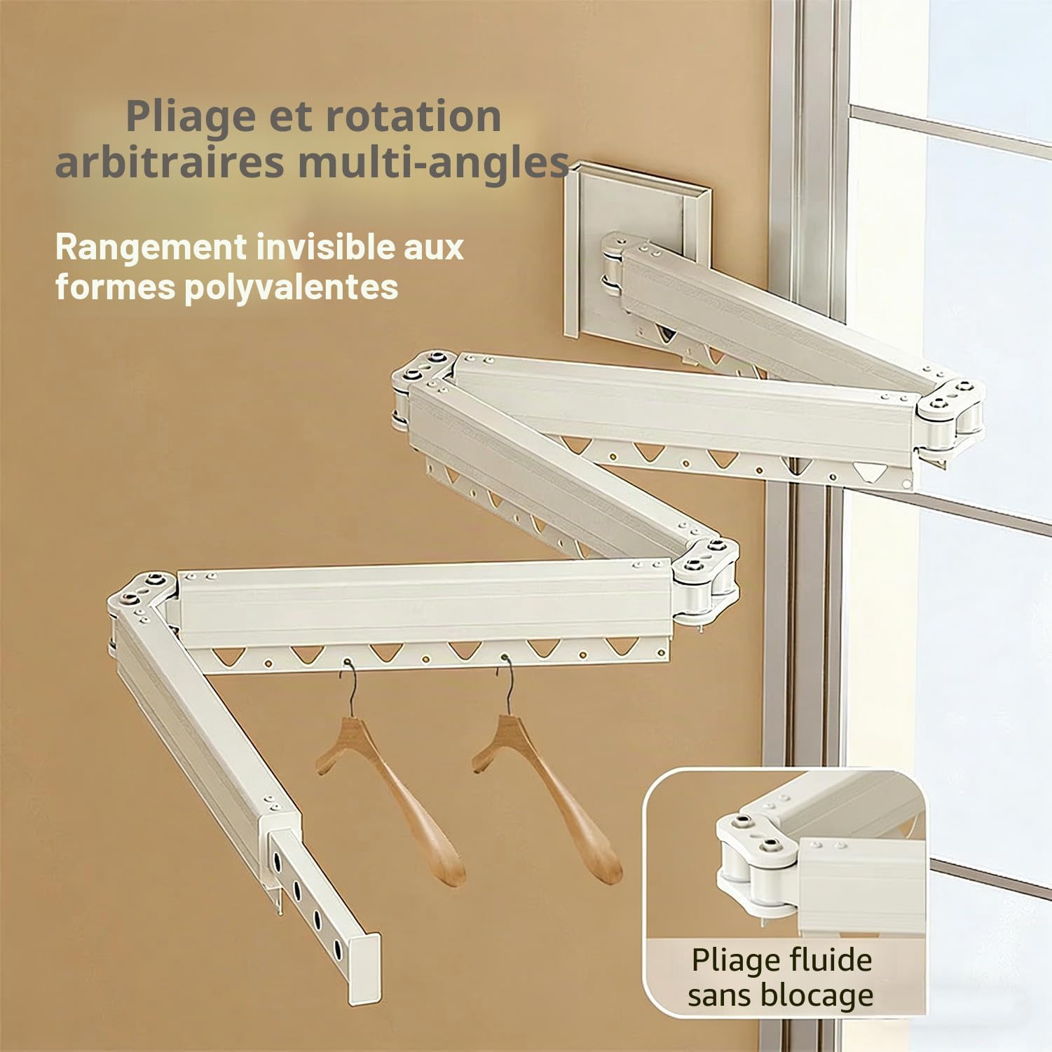 Rideau De Douche Sans Perçage,Tringle à Rideau De Douche Pliable Avec Ventouses,Résistante à La Moisissure,Imperméable,Lavable,Équipée De Ventouses Puissantes,Pour Douche d'Angle,Blanc(5 Plis,160cm)