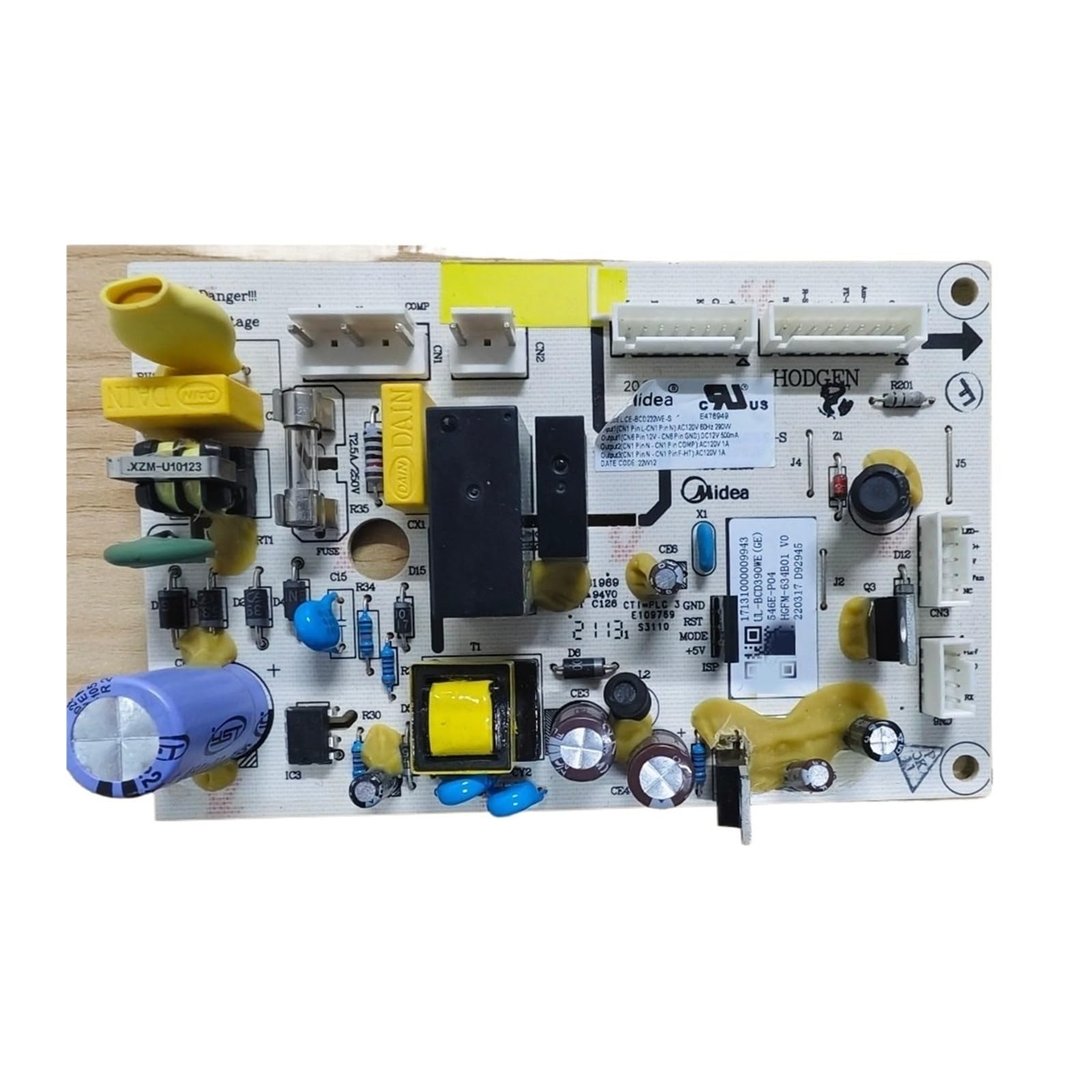 Refrigerator Control Board，Compatible for Midea， BCD-232WE-S Circuit PCB 17131000009943 UL-BCD390WE Fridge Motherboard Freezer, Main Board