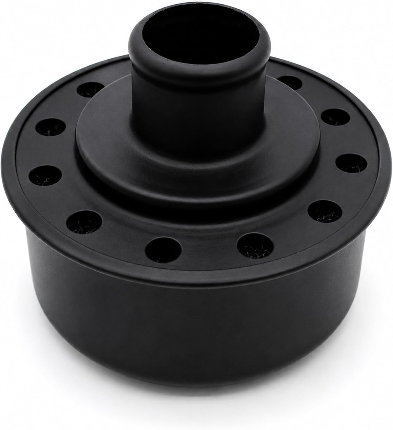 Black Round Valve Cover Breather Push In Style