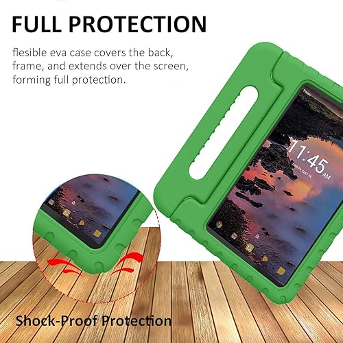 Miniatura 5 de BMOUO Funda para niños para Alcatel Joy Tab 8 2019T-Mobile 3T 8 Tablet 2018A30 Tablet 8 2017, funda ligera a prueba de niños con soporte para