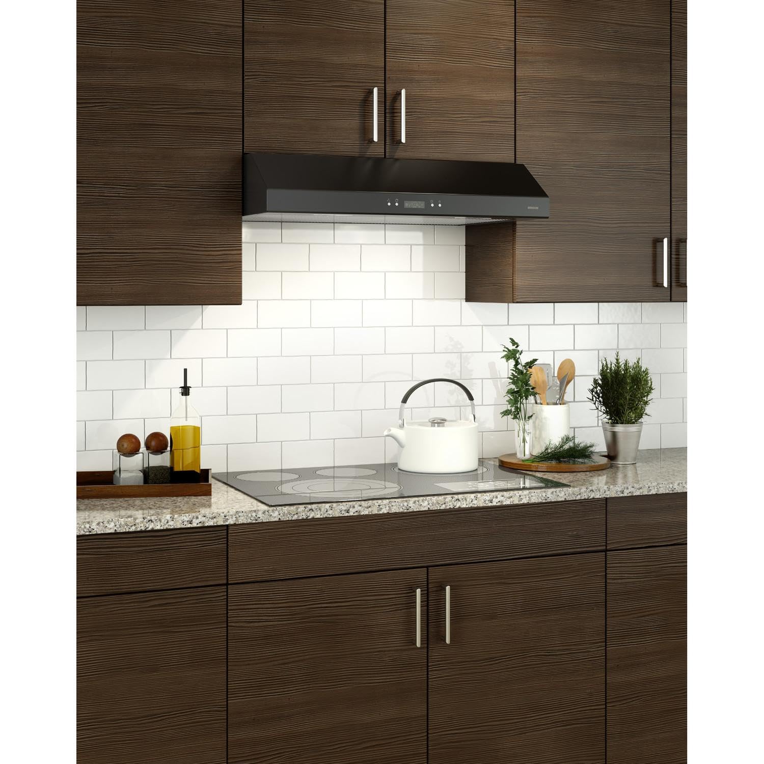 Snapklik.com : BROAN NuTone BCDJ130BL Glacier Range Hood