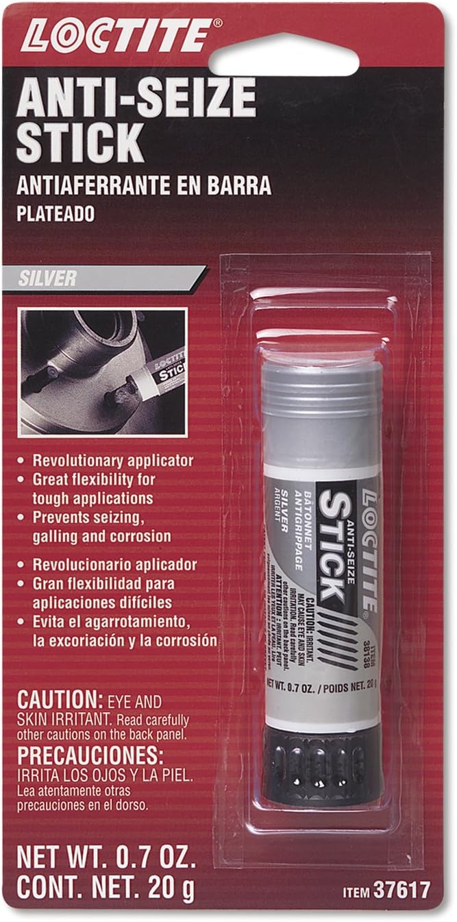 Loctite 37617-6PK Silver-Grade Anti-Seize Lubricant - 20 Grams Stick, (Pack of 6)