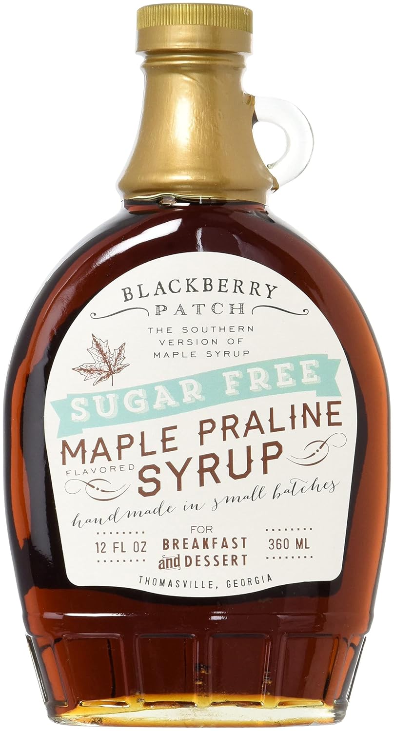 Maple Praline Flavored Sugar Free Syrup, 12Oz, Blackberry Patch (746143002302)