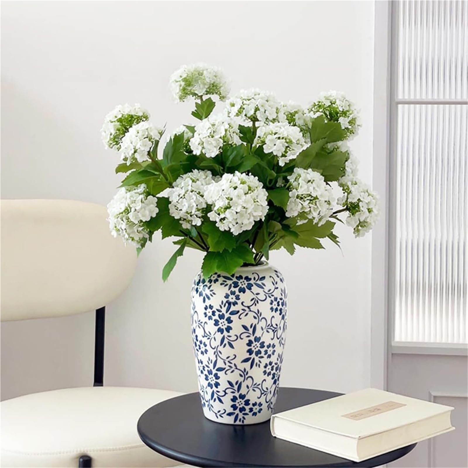 Vase en porcelaine céramique grand format pour étagère
