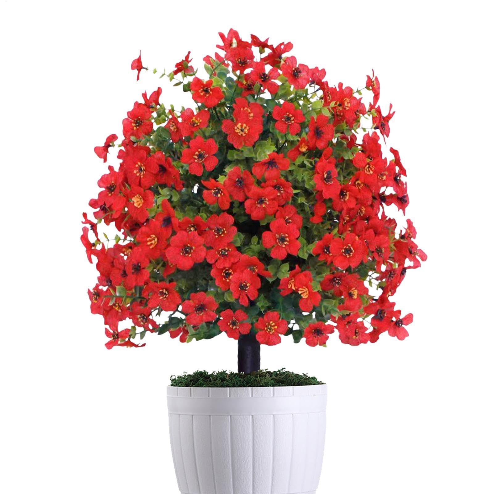 Arbustes Artificiels pour Extérieur - Boule Topiaire Réaliste à Pointes - Factices pour Jardin