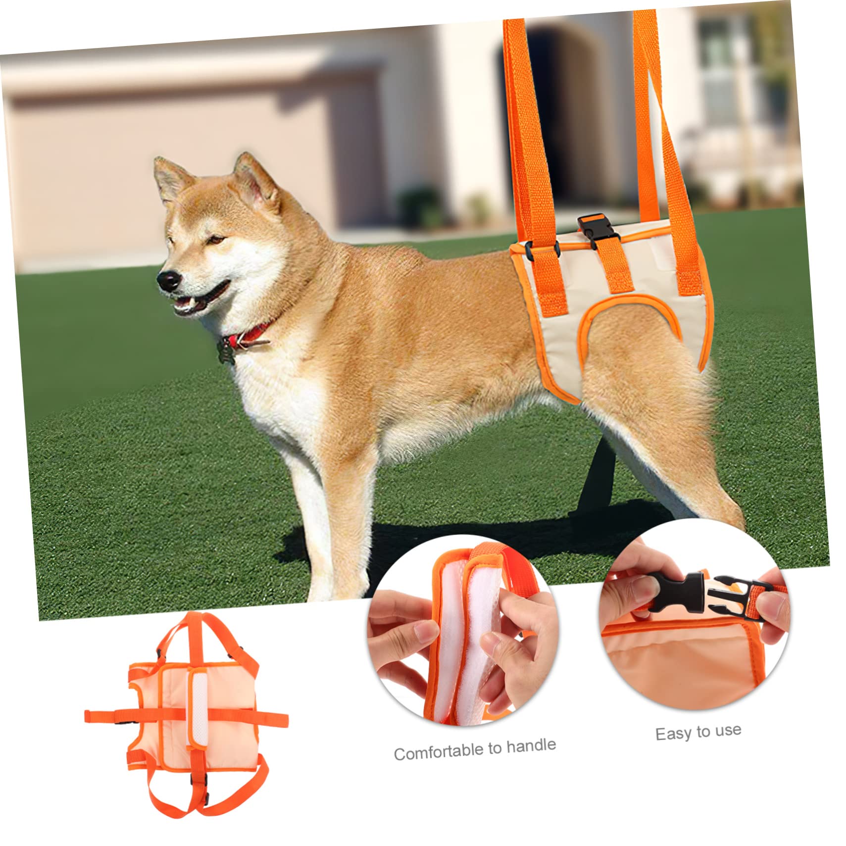 BESPORTBLE 3pièces De Soutien pour Chien Ceinture De Levage Ajustable pour Assistance Marche Et Réhabilitation pour Chiens Âgés Ou Handicapés XL