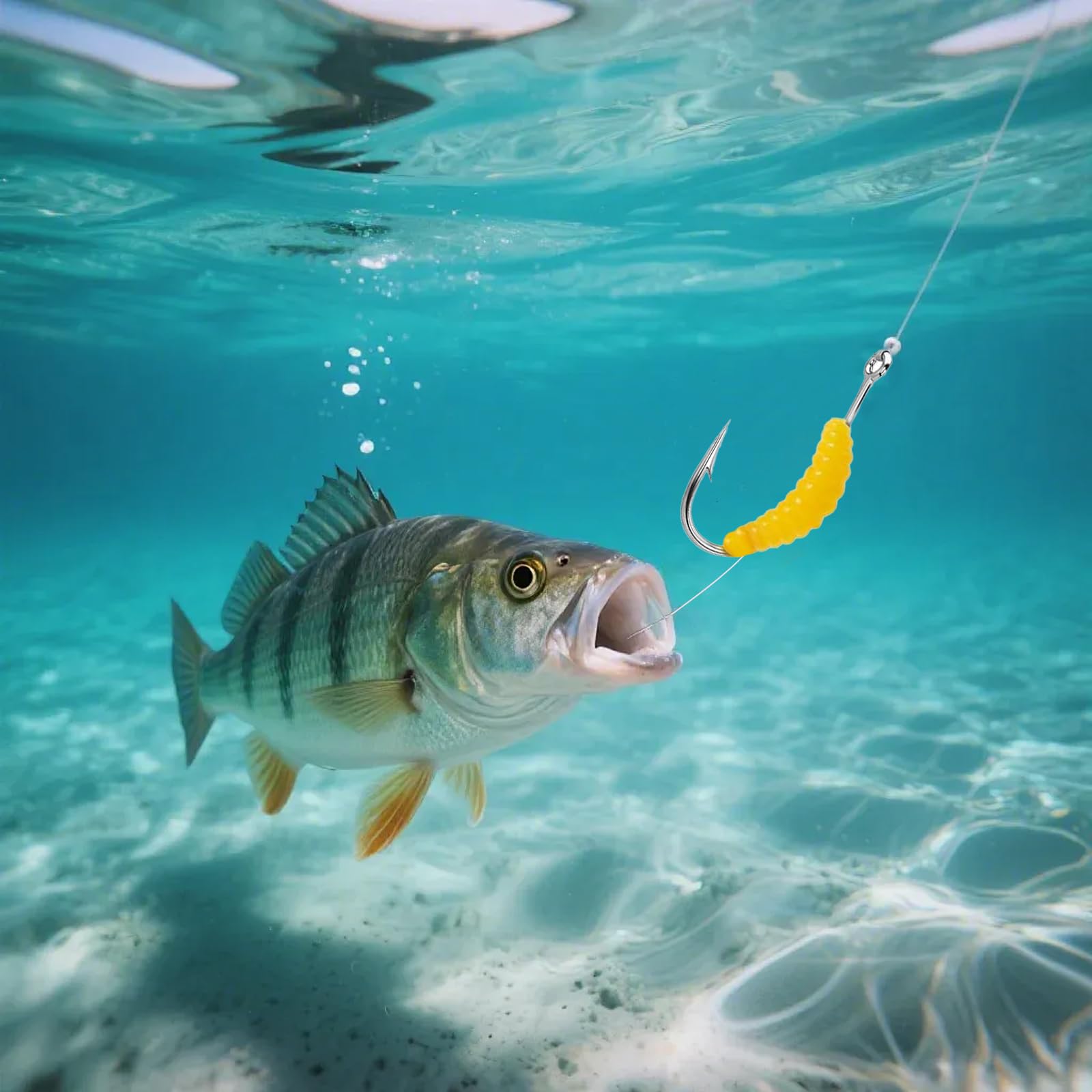 350 Piezas Lombrices Artificiales para Pesca Trucha, Señuelos Artificiales Gusanos para Pesca con 150 Gusanos Harina 200 Lombrices Tierra Pequeñas Amiento, para Carpa Herbívora Cruciana