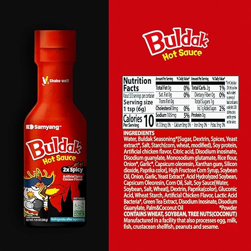 Miniatura 2 de Samyang 2XBuldak Salsa coreana picante sabor pollo picante 7oz (paquete de 1)