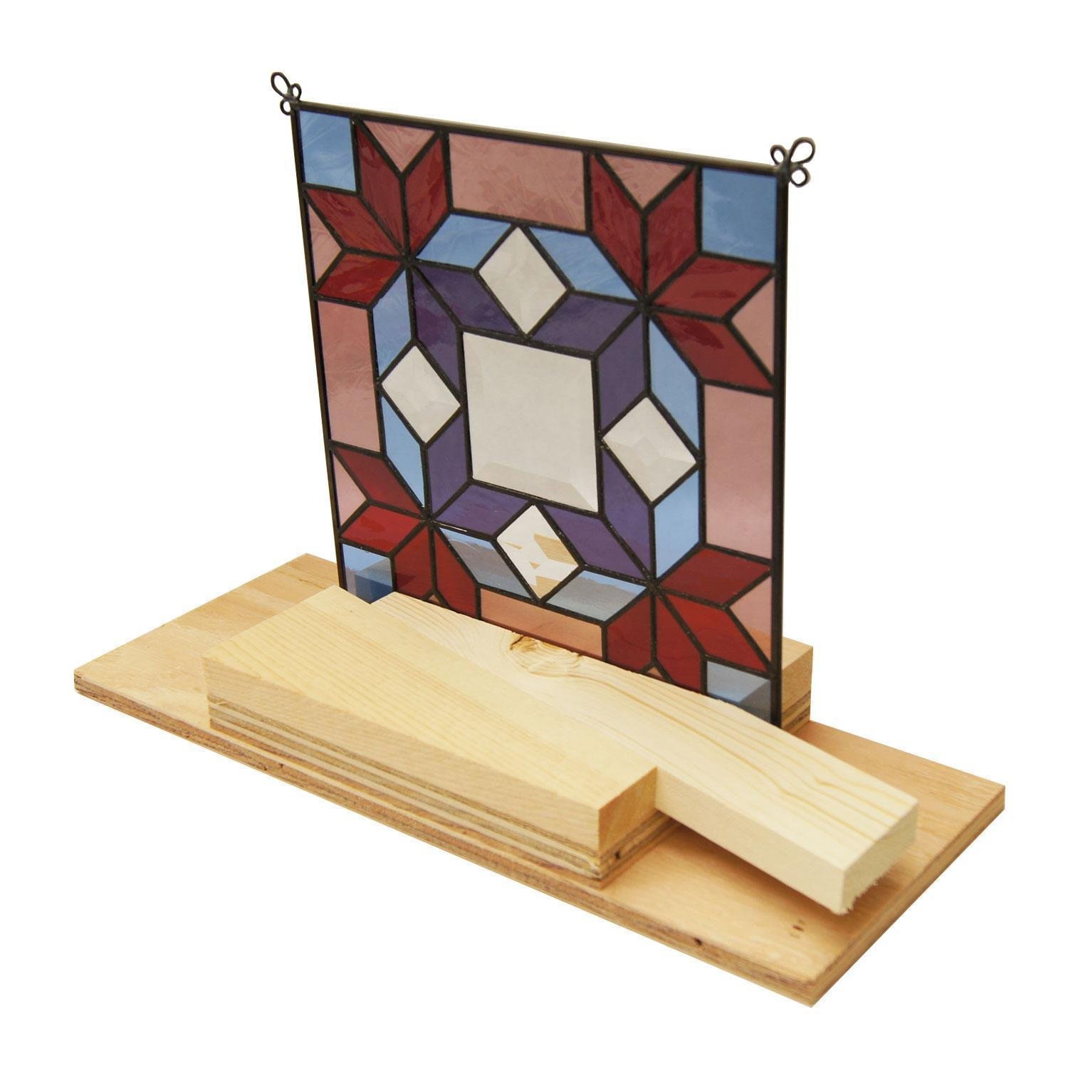 Delphi Glass Panel Vise - Stained Glass Making Supplies - Metal Clamp