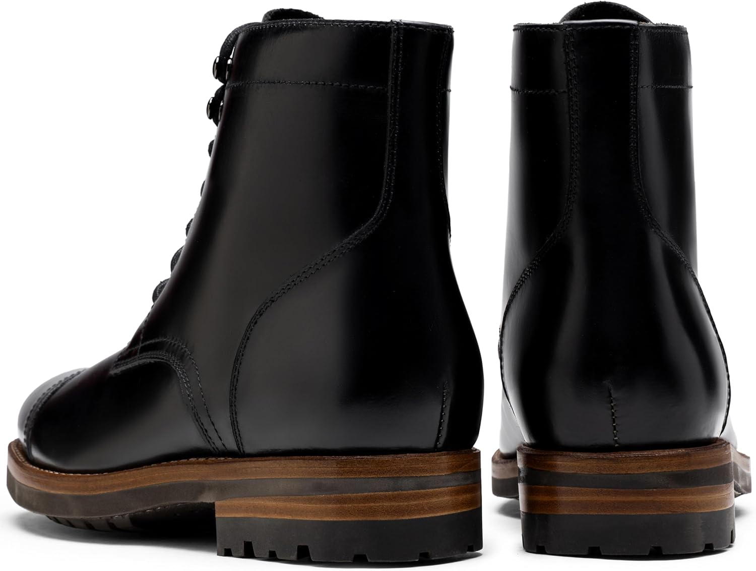 Jousen Mens Dress Boots For Men Leather Casual Goodyear-Welted Boot Formal Fashion Botas - Image 4