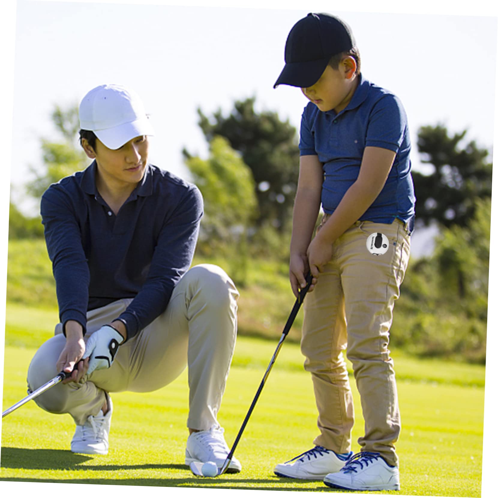 WOONEKY 5stücke Golf Score Counter Clip Tragbarer Golfs Zähler Für Präzise Und Putts Wiederverwendbar Batterien Leicht Und Praktisch Für Golfer Als