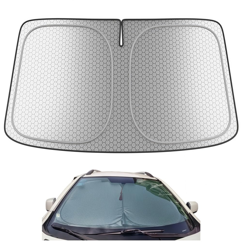 ocpcrn Car Windshield Sunshade for Mazda 2 IV (XP21), Reflective Cover and Foldable Windshield, Reflective Screen Windshield, Keeps the Interior Car Cool