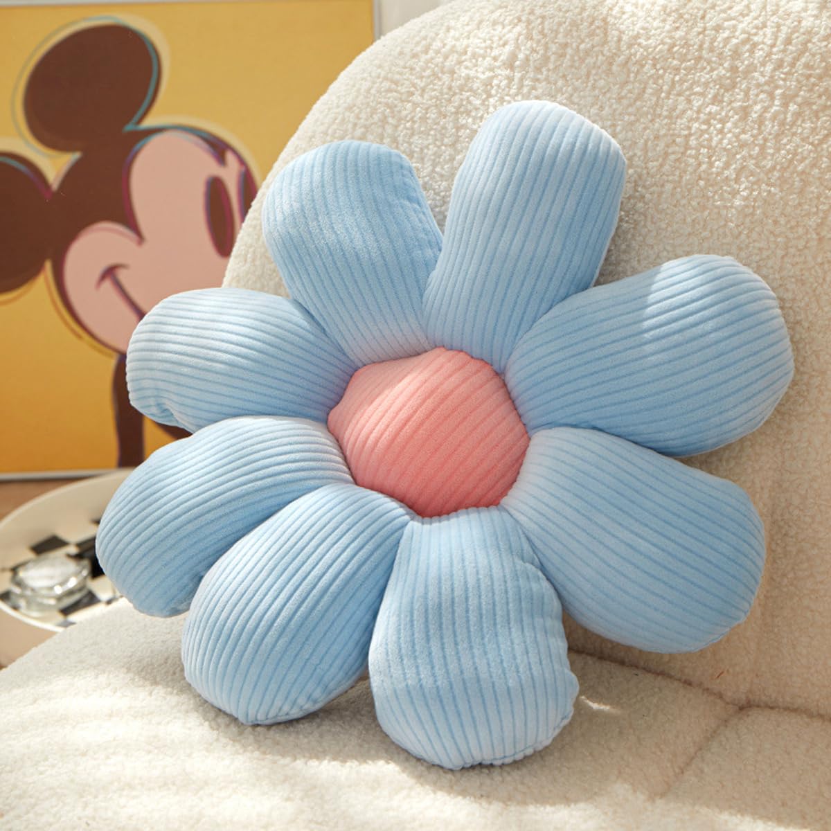 Amazon.com: XItbyja Flower Shaped Throw Pillow,Flower Floor Pillow ...