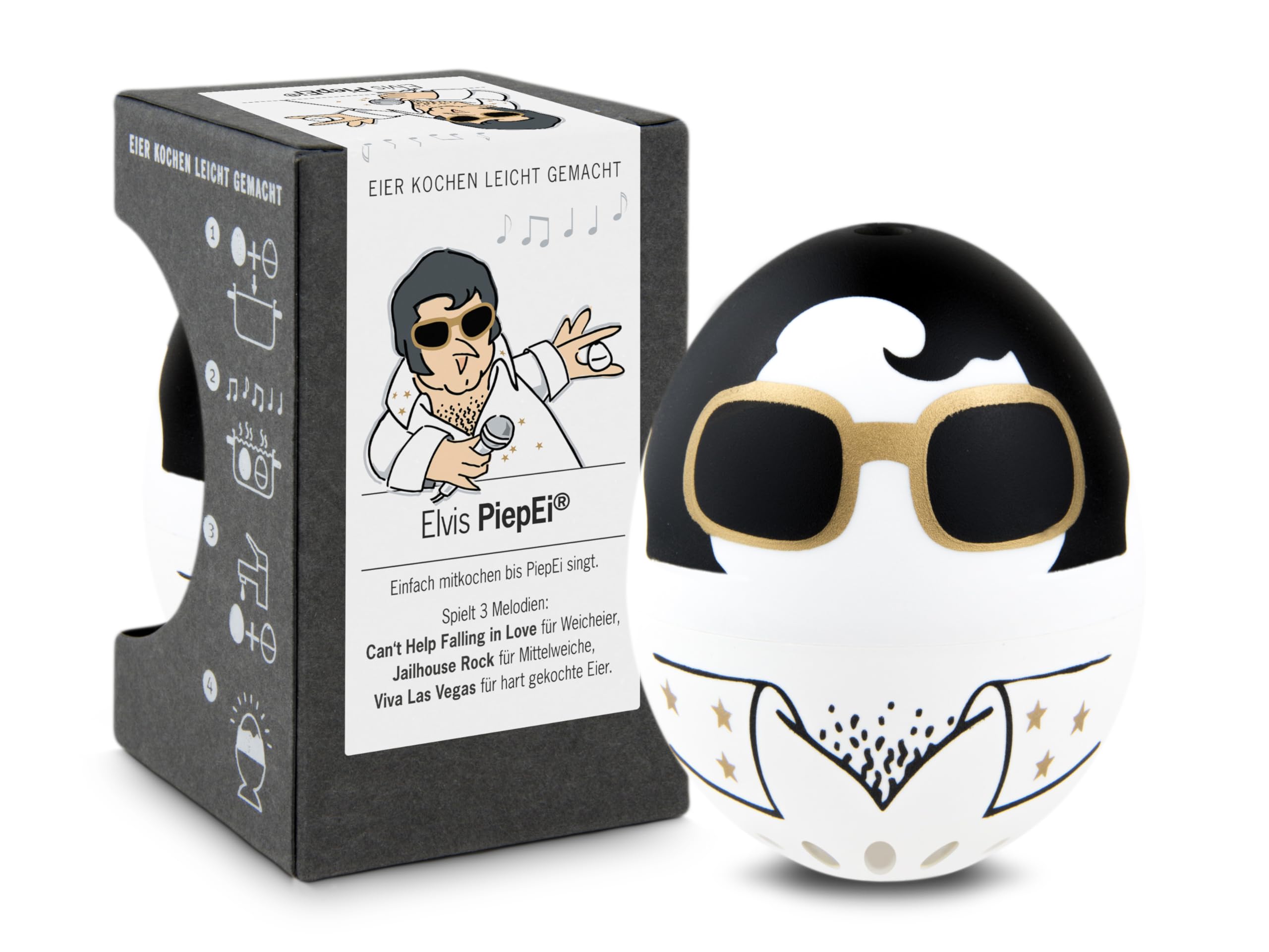 Brainstream A002469 PiepEi Elvis Boîte à œufs pour 3 mélodies