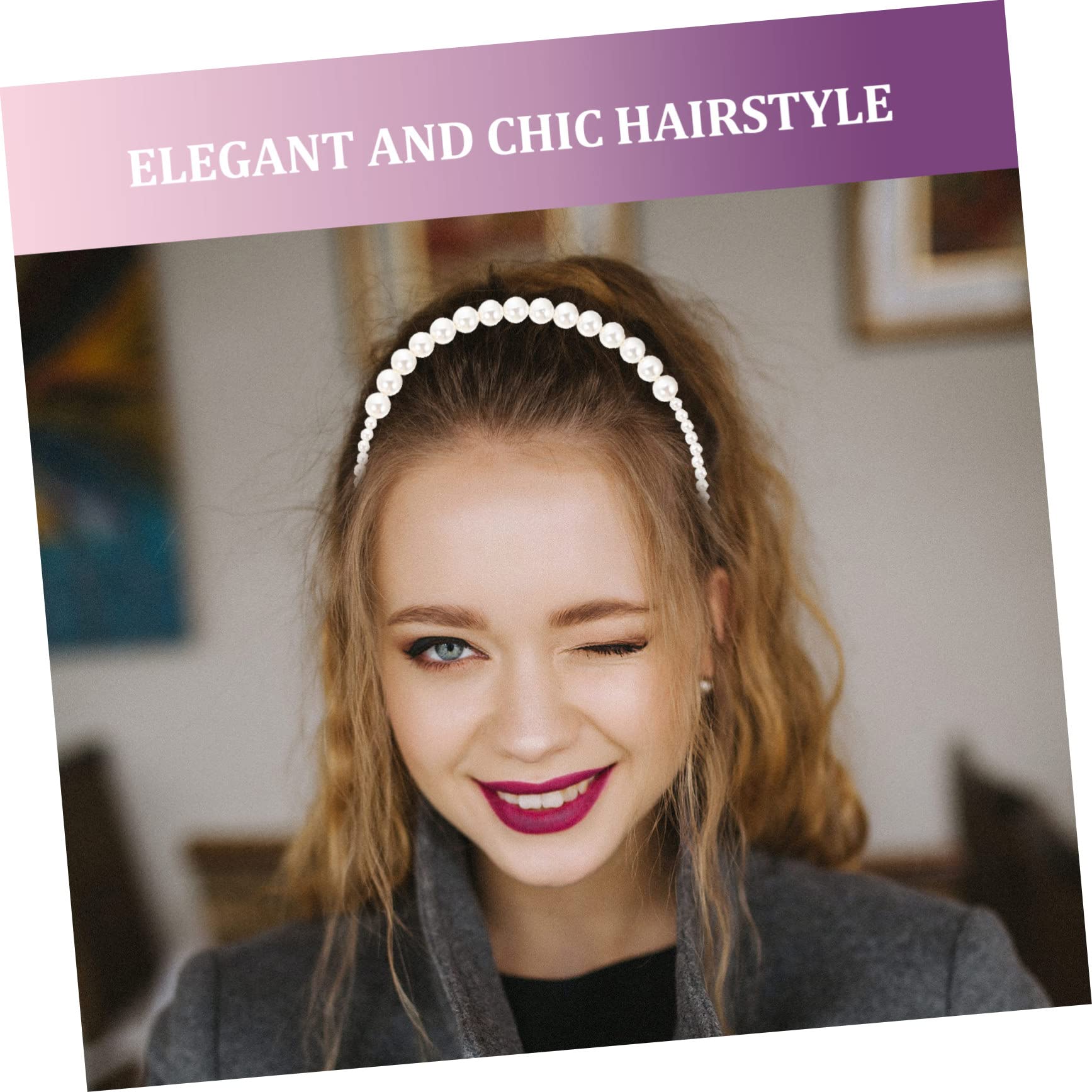 MAGICLULU 18 Piezas diadema de hair topper Lazos para el cabello para mujeres. accesorios para el cabello de la boda tiara diadema para niña de niña temperamento